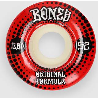 Bones Wheels 100's Originals #5 V4 Wide 100A 52mm Hjul - Uni - white/red