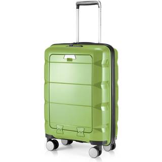 Britz - Handgepäck Hartschalenkoffer Trolley, TSA, 55cm, 34 Liter Hellgrün - Apfelgruen