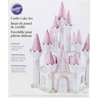 Romantic Castle Cake - Sæt 32 dele, Wilton