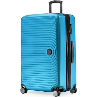 MITTE - Großer Koffer Hartschale Cyanblau matt, TSA, 77 cm, 130 Liter