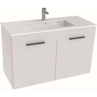 Laufen Jika Cube møbelpakke med låger, 100x43 cm, hvid