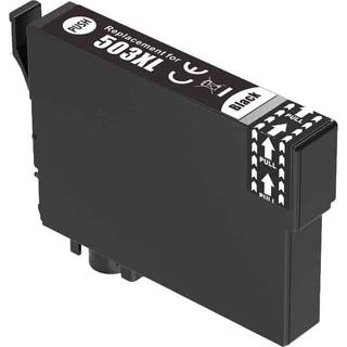 Epson 503XLBK / C13T09R14010 sort XL blækpatron - Kompatibel
