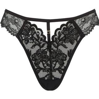 Ann Summers Ann Summers Black Icon Embroidered Thong