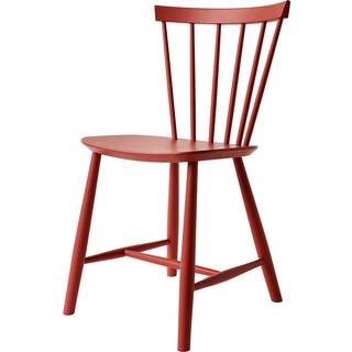 FDB Møbler - J46 spisebordsstol - Svanemærket - Coral Red