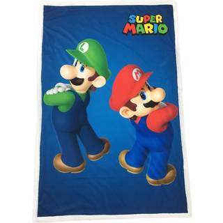Nintendo Super Mario Fleecetæppe, Blå