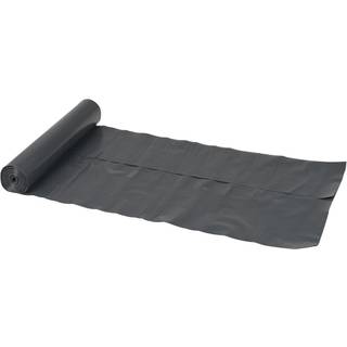 Affaldssæk til tungt affald 100 liter LDPE/genanvendt 70x110cm sort