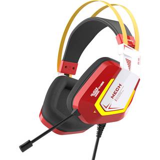 Gaming Headset Dareu EH732 USB RGB - Rød