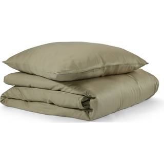 Nordic Weaving bambus sengesæt - Khaki - 140x220cm