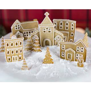 Silikoneform, Winter Village - Karen Davies