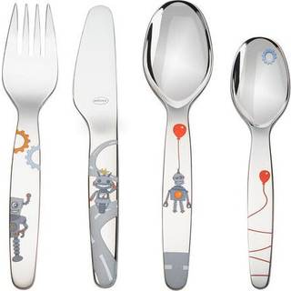 Rösle Kinderbesteck Set 4-tlg. Kleiner Roboter Edelstahl