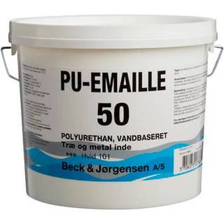 B&J PU-Emaille 50, Træværks maling Glans 50 - 2,7 L