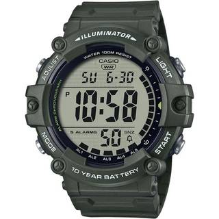 Casio Illuminator Worldtime Herreur med Lang Rem - Sort (Ø 51 mm)