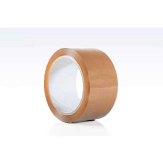 Roliba emballage tape brun PVC 50mm x 66m, 32MY