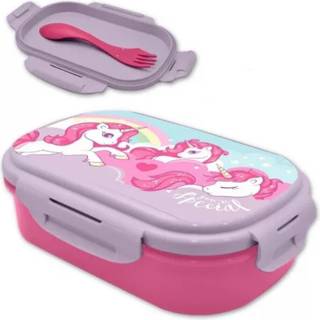 Unicorn Lunchbox med bestickset
