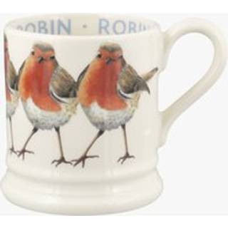 Emma Bridgewater Emma Bridgewater Cream Robin 1/2 Pint Mug