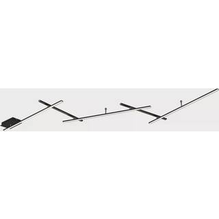 Indira LED-loftlampe, kan drejes, dæmper, sort