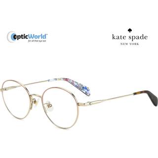 Kate Spade Kennedi/F Asian Fit 807 49 Briller Kvinder Guld - Black Gold - 49mm