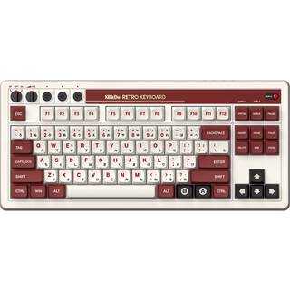 8BitDo Retro Mechanical Keyboard - Fami Edition - Engelsk - UK - Brun