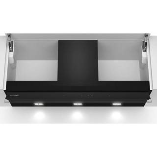 Integreret boksemhætte 90 cm Klart glas med sort tryk - Siemens iQ500 - LJ97BAM60