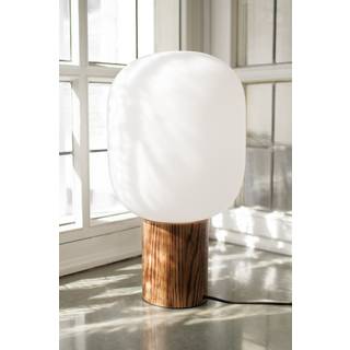 Markslöjd SKENE wood/white bordlampe