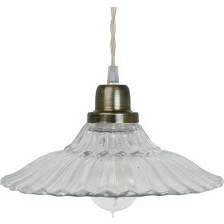 Strömshaga Loftslampe Gunilla Wide Klar/Antik Messing 717500