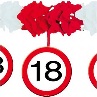 Girlande Verkehrsschild 18