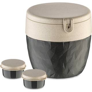 Koziol Bentobox opbevaringsboks/madkasse L Nature ash grey