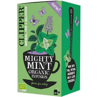 Clipper Tea Mighty Mint Infusion, 20 poser