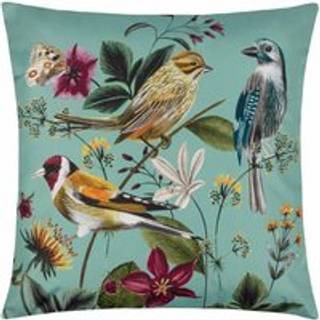 Wylder Wylder Blue Midnight Garden Bee Outdoor Cushion