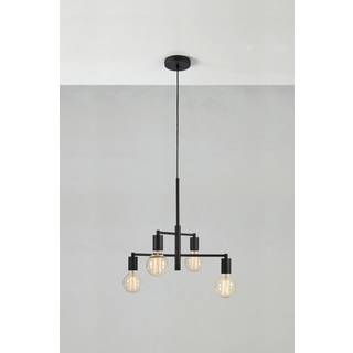 Markslöjd CIELO 4L black lysekrone