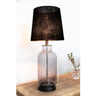 Markslöjd COSTERO steel/smoke black bordlampe