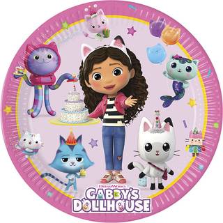 Gabby´s Dollhouse paptallerkner 8 stk.
