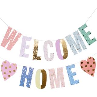 Paper Poetry Girlande Welcome Home 3m - Bunt