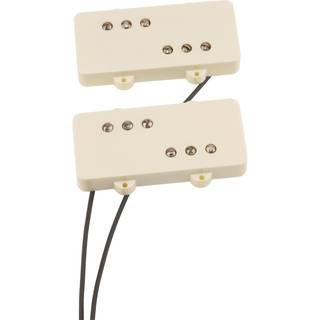 Fender Cunife Wide Range Jazzmaster Pickup Set Vintage White Enkelt pickup
