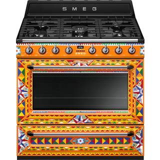 SMEG TR90DGC9 Gaskomfur Decorated / Special