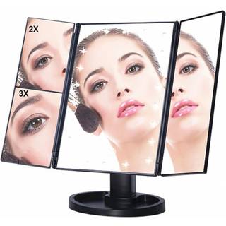 3-i-1 Makeup Spejl LED - Spejl til Makeup - Makeup Bord