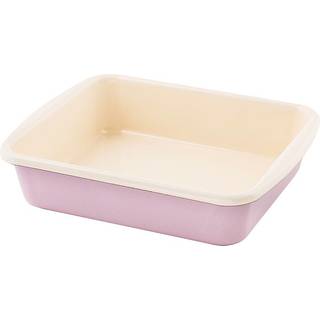 Riess Classic Pastell Mini-Backofenform 24,8x20 cm rosa - Emaille - Pink