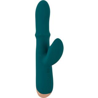 You2Toys Thumping Rabbit Vibrator with Moving Ring Green
