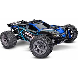 Traxxas - TRX67164-4 - Rustler 4x4 BL-2s 1/10 Truck - Blå