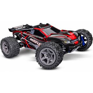 Traxxas Rustler 4x4 BL-2S RTR TQ Rød