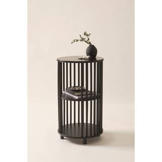 SUNMOR sidebord ø 40 cm - Sort