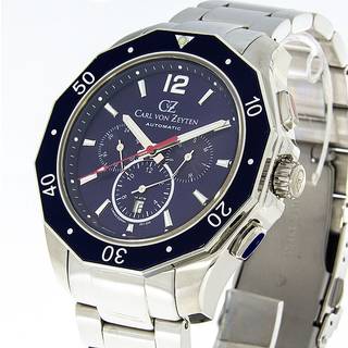 Carl von Zeyten CVZ0079BLMS Hausach Automatik Herrenuhr 46mm 10ATM