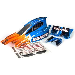 Traxxas - TRX2450T - Body, Bandit® (also fits Bandit® VXL), orange/ wing (painted, decals applied)