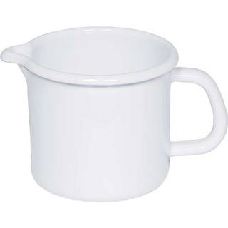 Riess Classic Weiß Schnabeltopf 12 cm / 1,0 L - Emaille - Weiß