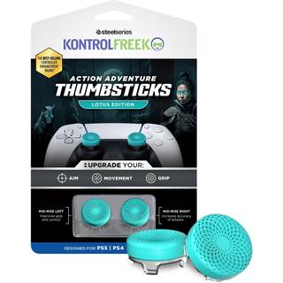 Kontrolfreek Lotus för PlayStation 5 (PS5) och PlayStation 4 (PS4) | Performance THUMBSTICKS | 2 Mid-Rise Concave | Kricka/tydlig