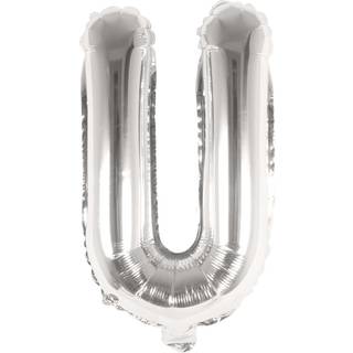 Folienballon Buchstabe silber 36cm