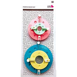 Pompon Maker 4er Set - Bunt