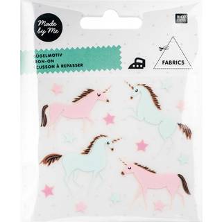 Bügelmotivset Einhorn - Mehrfarbig