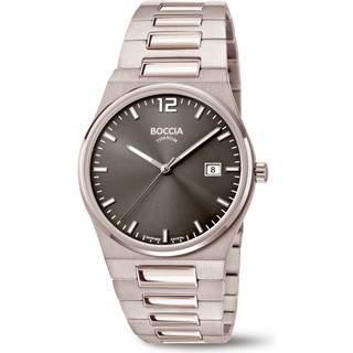 Boccia 3661-02 Herrenuhr Titanium Saphirglas 39mm 5ATM
