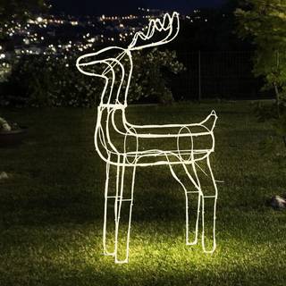 Outlet: EGLO Stående Rensdyr, Højde 1050 mm (220 LED) IP44, 230V